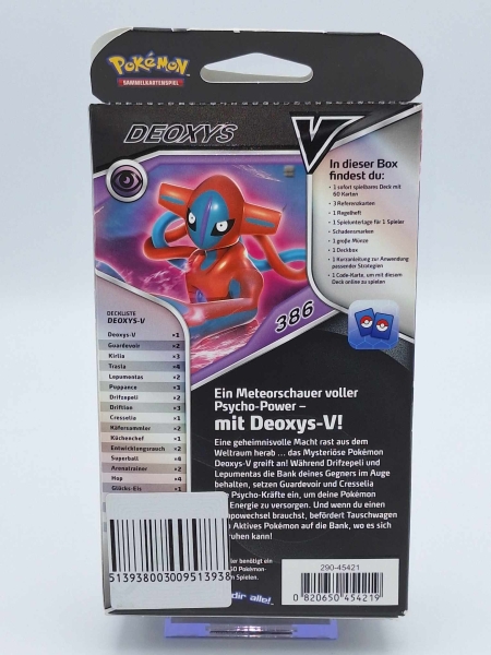 Pokemon Kartenspiel Deoxys V Kampf-Deck  - NEU